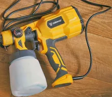 Обзор и демонстрация работы краскораспылитель DEKO DKSG55K1 HVLP 018-1043