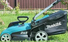 Обзор электрической газонокосилки Makita ELM3320