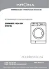 Обложка инструкции Встраиваемая стиральная машина Krona ZIMMER 1400 8K WHITE 