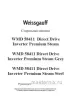 Обложка инструкции Стиральная машина с сушкой Weissgauff WMD 58411 Direct Drive Inverter Premium Steam Grey 