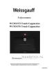 Обложка инструкции Встраиваемая автоматическая кофемашина Weissgauff WCMI-572 Touch Cappuccino 