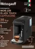 обложка инструкции кофемашины Weissgauff  WCM-225 Black Touch Cappuccino