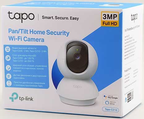 Обзор поворотной IP камеры TP-Link Tapo C210