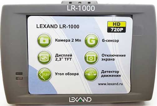 Обзор автомобильного видеорегистратора Lexand LR-1000.