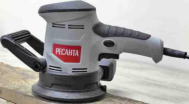 Обзор эксцентриковой шлифовальной машины Ресанта ЭШМ-125Э
