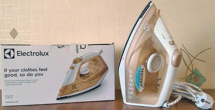 Обзор утюга Electrolux EDB1740