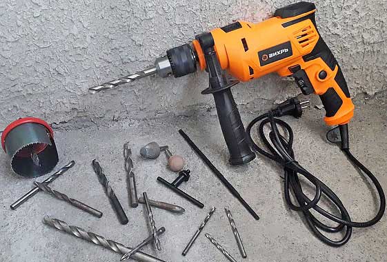 Обзор ударной дрели Вихрь ДУ-850