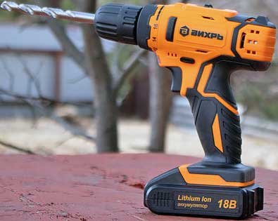 Обзор дрель-шуруповерта Вихрь ДА-18Л-2КА