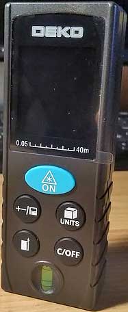 Бюджетный лазерный дальномер DEKO LRD110-40m