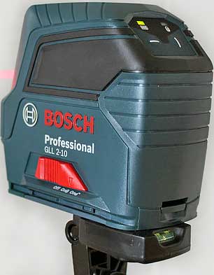 Обзор лазерного нивелира BOSCH GLL 2-10