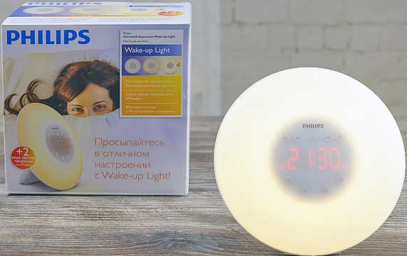 Обзор светового будильника Philips Wake-up Light (HF3505)