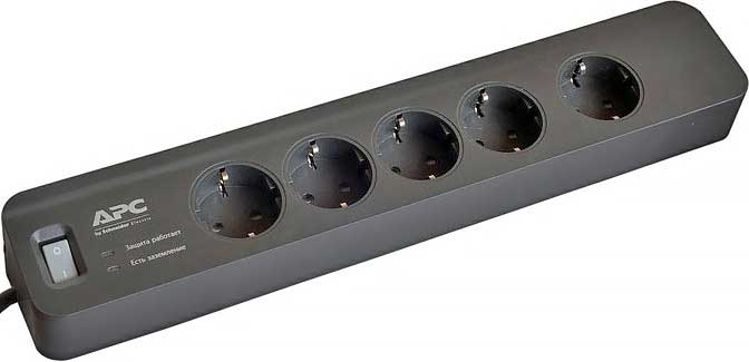 Обзор сетевого фильтра APC Essential SurgeArrest PM5B-RS.