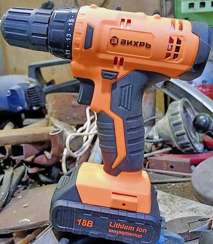 Обзор дрель-шуруповерта Вихрь ДА-18Л-2К: многофункциональный помощник