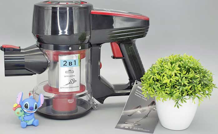 Обзор вертикального беспроводного пылесоса Redmond VH1313