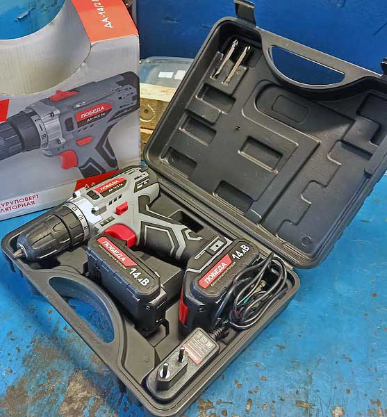 Обзор шуруповерт Patriot ПОБЕДА ДА-14/2 Ли