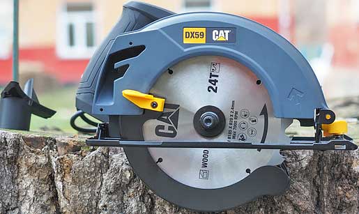 Обзор дисковой пилы CAT DX59