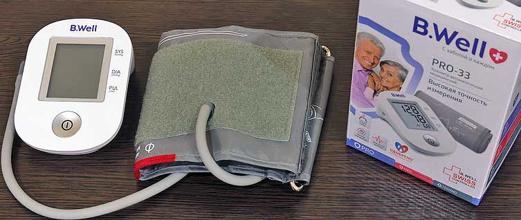 Обзор тонометра B.Well PRO-33
