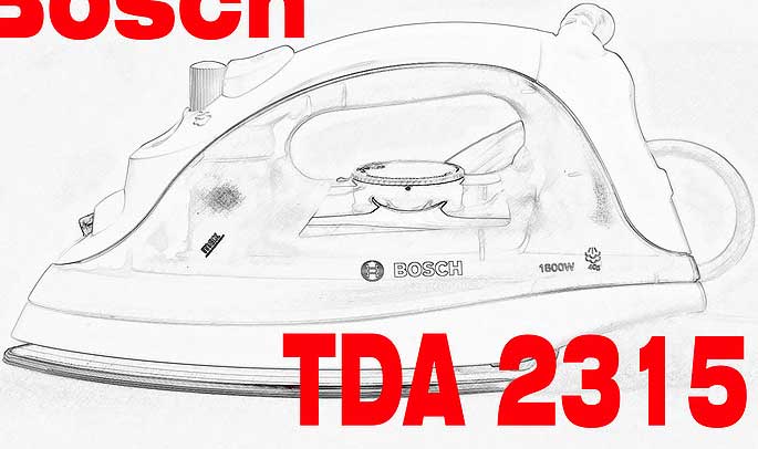 Гладим с Bosch﻿. Обзор утюга Bosch TDA2315