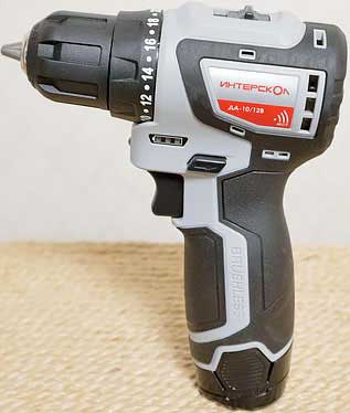 Обзор шуруповерта Интерскол ДА-10/12В