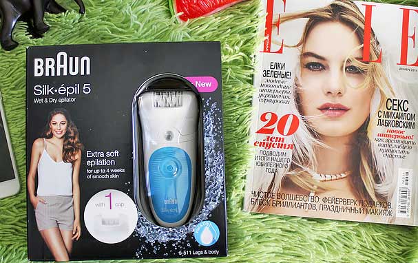 Эпилятор Braun 5511. Свобода от розетки.