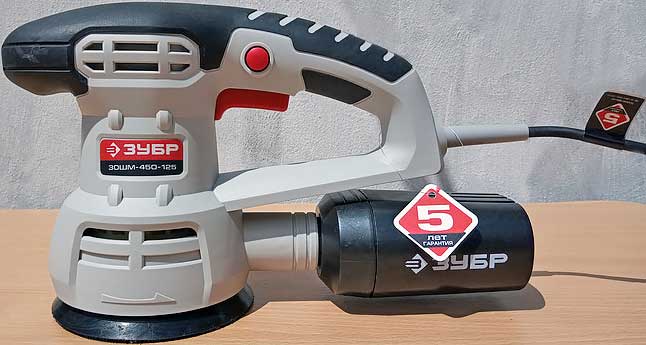 Обзор и тесты шлифмашинки Зубр ЗОШМ-450-125