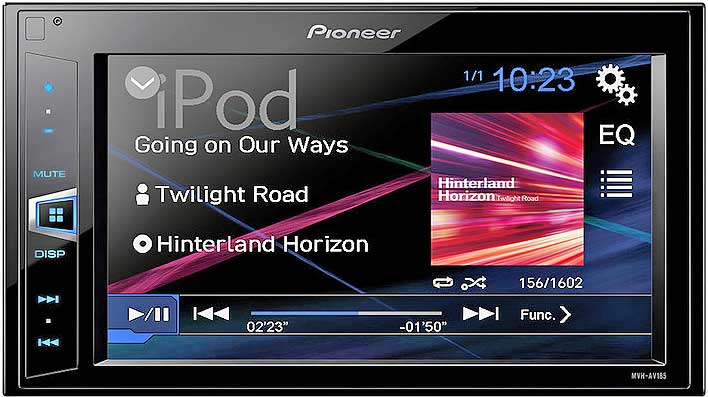 Обзор мультимедийного головного устройства Pioneer MVH-AV185