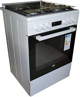 Обзор отдельностоящей комбинированной плиты Beko FSE62330GWD