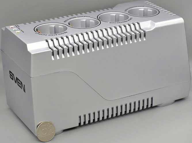 Обзор стабилизатора напряжения SVEN VR-F1500