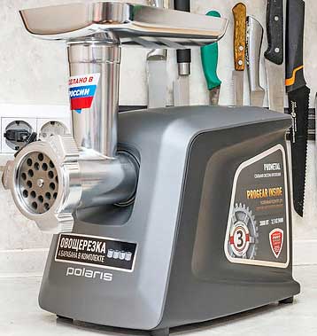 Обзор мясорубки Polaris PMG 3090 RUS