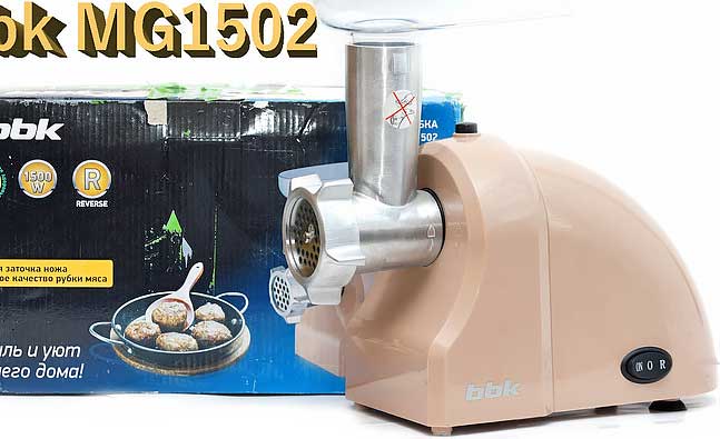 Обзор и тестирование мясорубки BBK MG1502