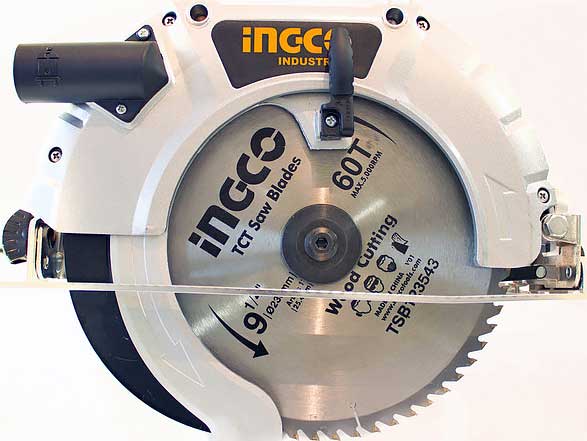 Обзор циркулярной пилы INGCO CS2351 INDUSTRIAL.