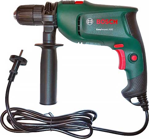 Обзор электрической дрели Bosch EasyImpact 600