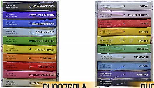 Обзор 3D-палитры от Даджет: RU0076PLA и RU0076WATSON