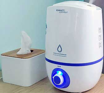 Обзор на ультразвуковой увлажнитель воздуха Scarlett SC - AH986M16