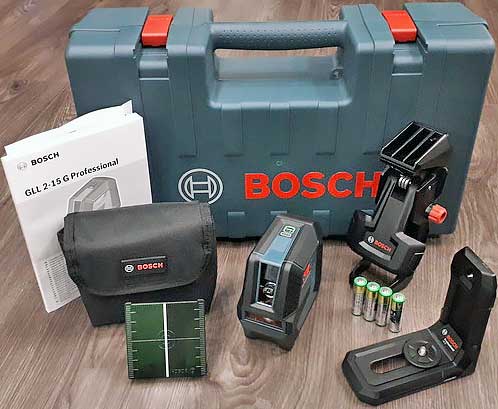 Обзор лазерного нивелира Bosch GLL 2-15 G + LB10 + DK10