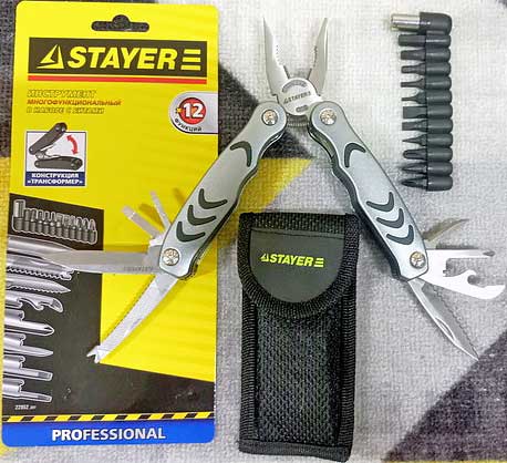 Мультитул STAYER PROFESSIONAL 22852_z01 Обзор