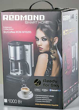 Обзор умной кофеварки REDMOND SkyCoffee M1509S с управлением со смартфона и огромным баком для воды
