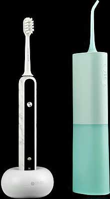 Обзор на электрическую зубную щетку DR.BEI Sonic Electric Toothbrush S7 Marbling и ирригатор DR.BEI Portable Water Flosser F2