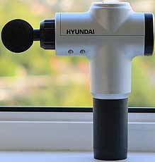 Перкуссионный массажный пистолет Hyundai H-MG860. Обзор