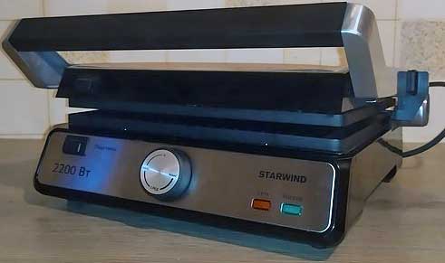 Обзор электрогриля Starwind SSG9516