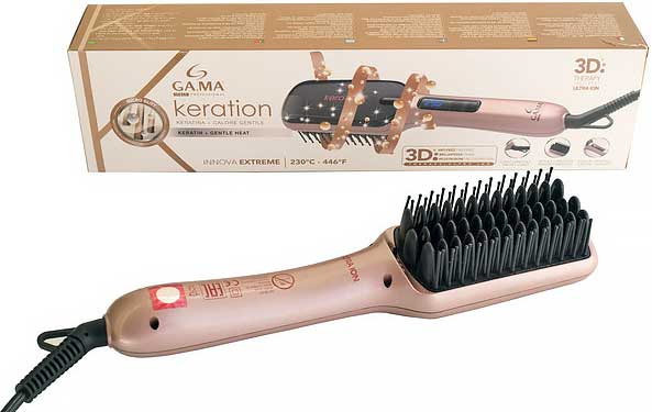 Обзор расчески-выпрямителя Ga.Ma Keration Extreme GB0105