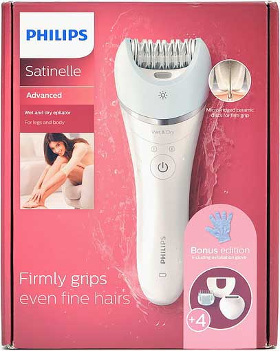 Обзор эпилятора Philips BRE611