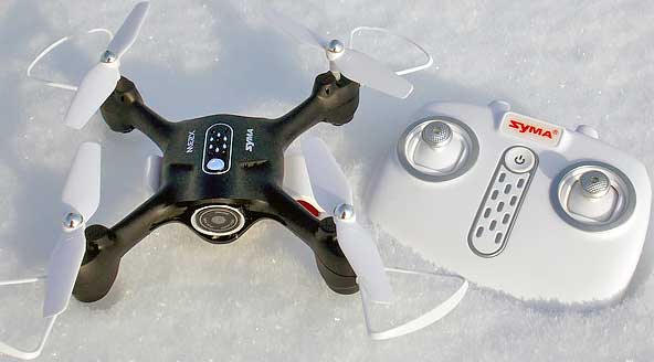 7 минут, полет нормальный! Квадрокоптер Syma X23W чёрный