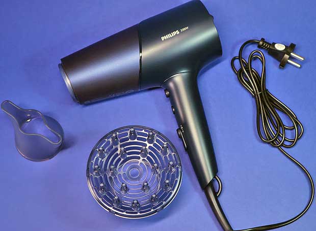Обзор фена Philips BHD510/00 синий: Профессиональный подход