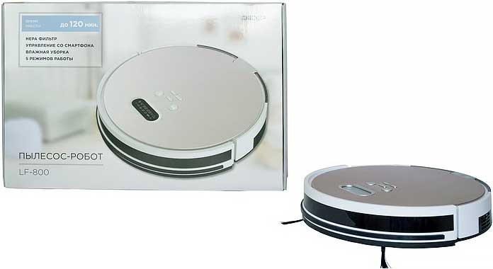 Обзор пылесоса-робота DEXP LF-800