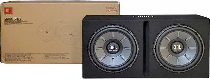 Обзор автосабвуфера JBL Stage 1220B