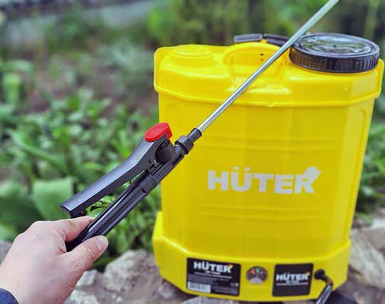 Обзор аккумуляторного опрыскивателя Huter SP-12AC