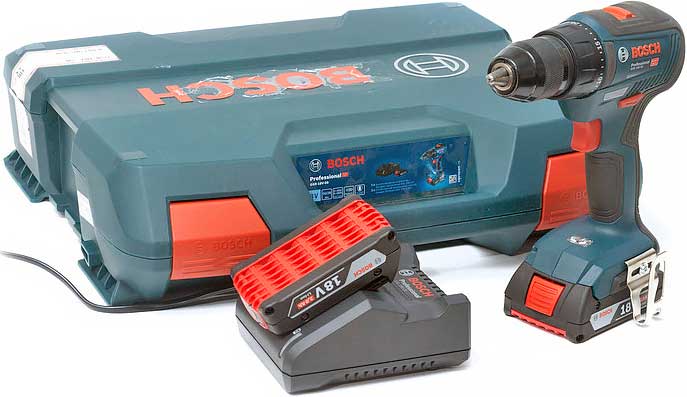 Обзор и тестирование дрели-шуруповерта Bosch GSR 18V-50 Professional L-CASE