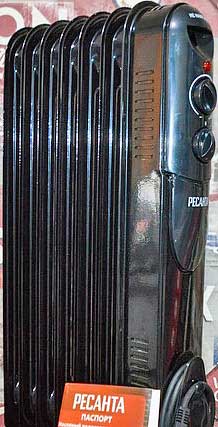 Обзор масляного обогревателя Ресанта ОМПТ-7НЧ в черном цвете: тепло и уют в холодную погоду