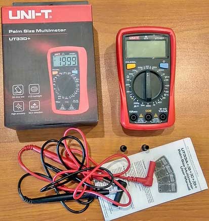 Обзор мультиметра UNI-T UT33D+